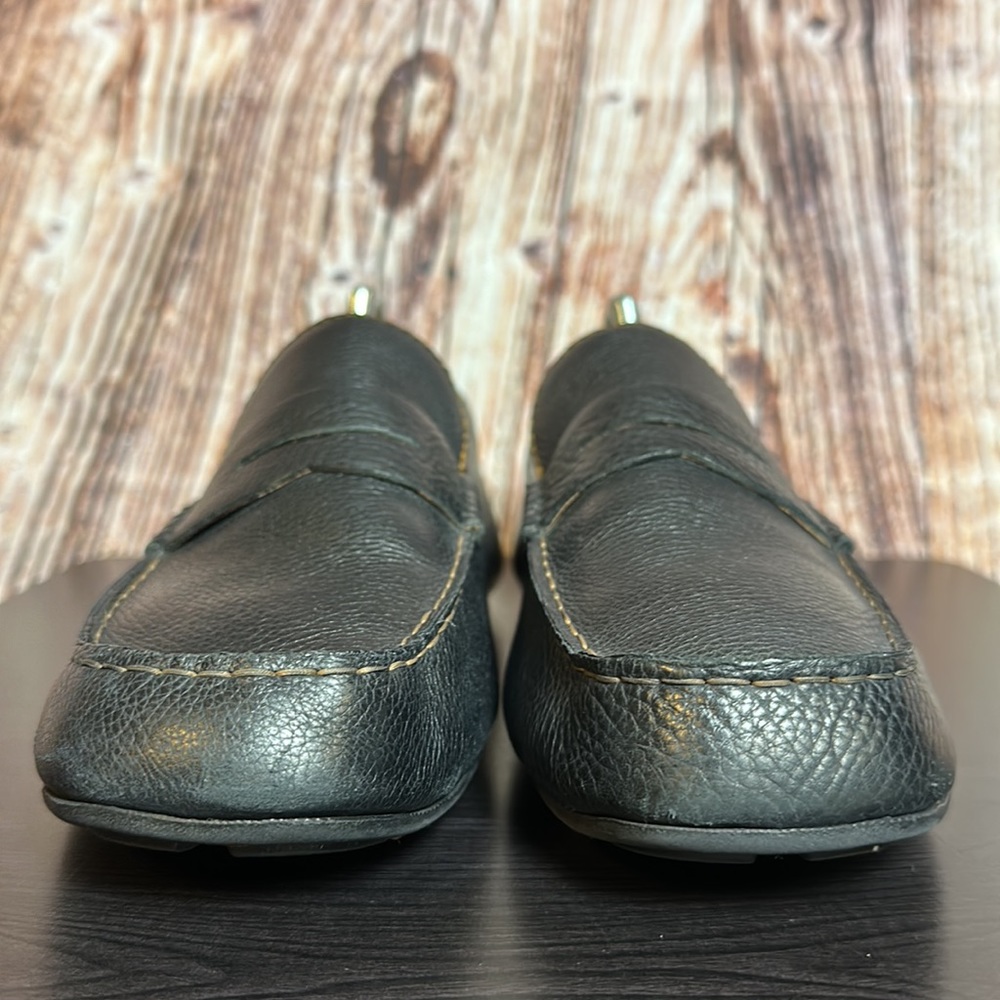 Born Pebble Leather Slip On Penny Loafers Mens Sz 10M - Picture 3 of 10